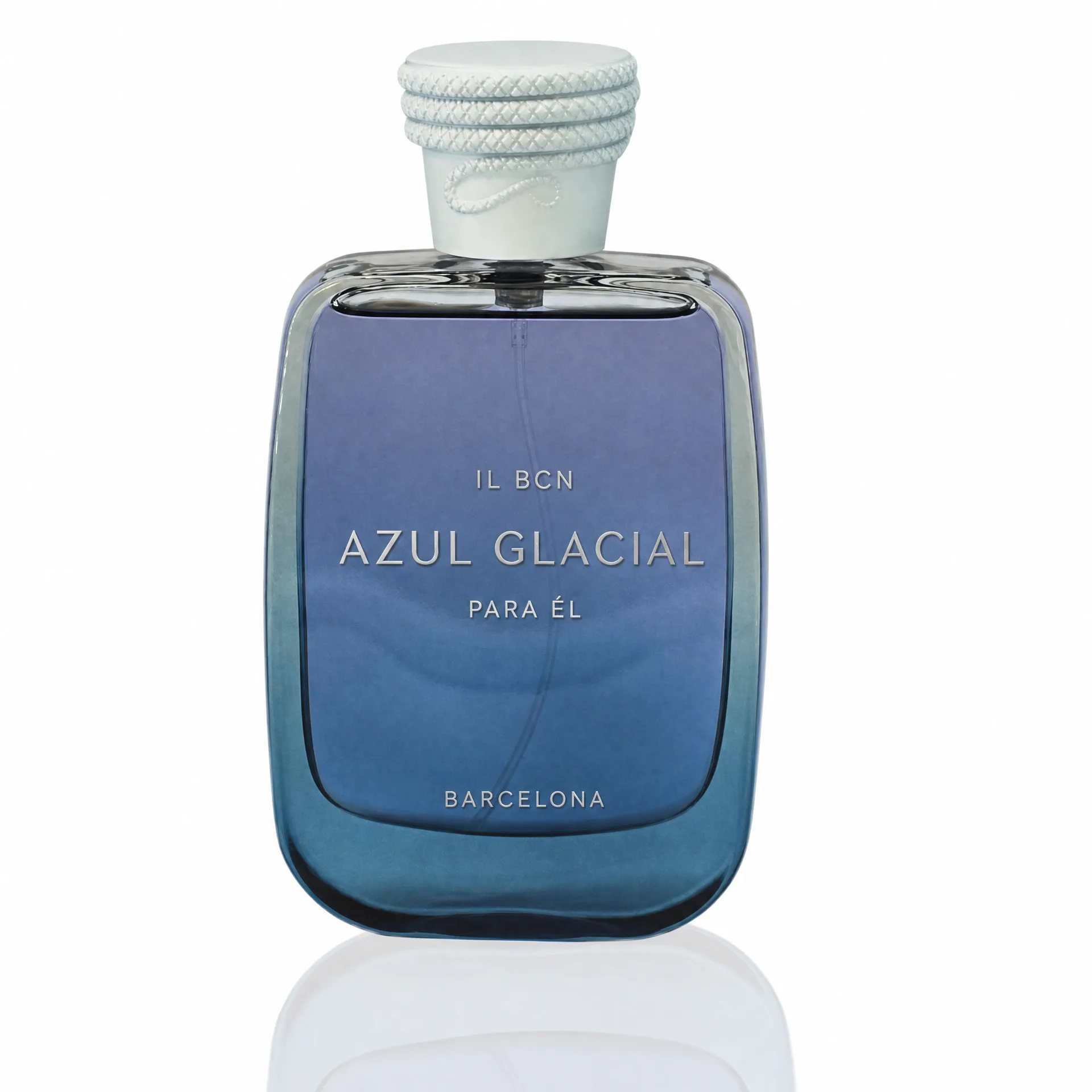 Frasco frontal Azul Glacial de IL BCN para hombre
