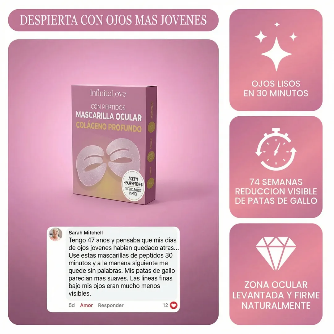 Mascarilla Ocular Colágeno | Péptidos Lifting