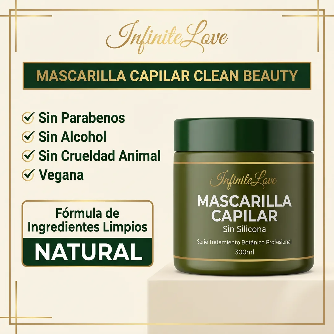 Mascarilla Reparadora – Cabello Suave, Fuerte y Sin Frizz