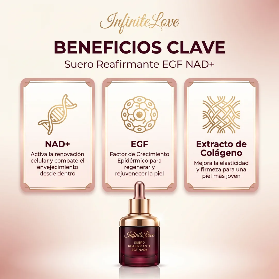 Sérum Reafirmante NAD+ – Efecto Lifting, Luminosidad y Piel Más Firme