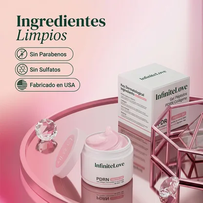 Gel Facial Reafirmante con Péptidos y PDRN – Hidratación Profunda y Efecto Glow