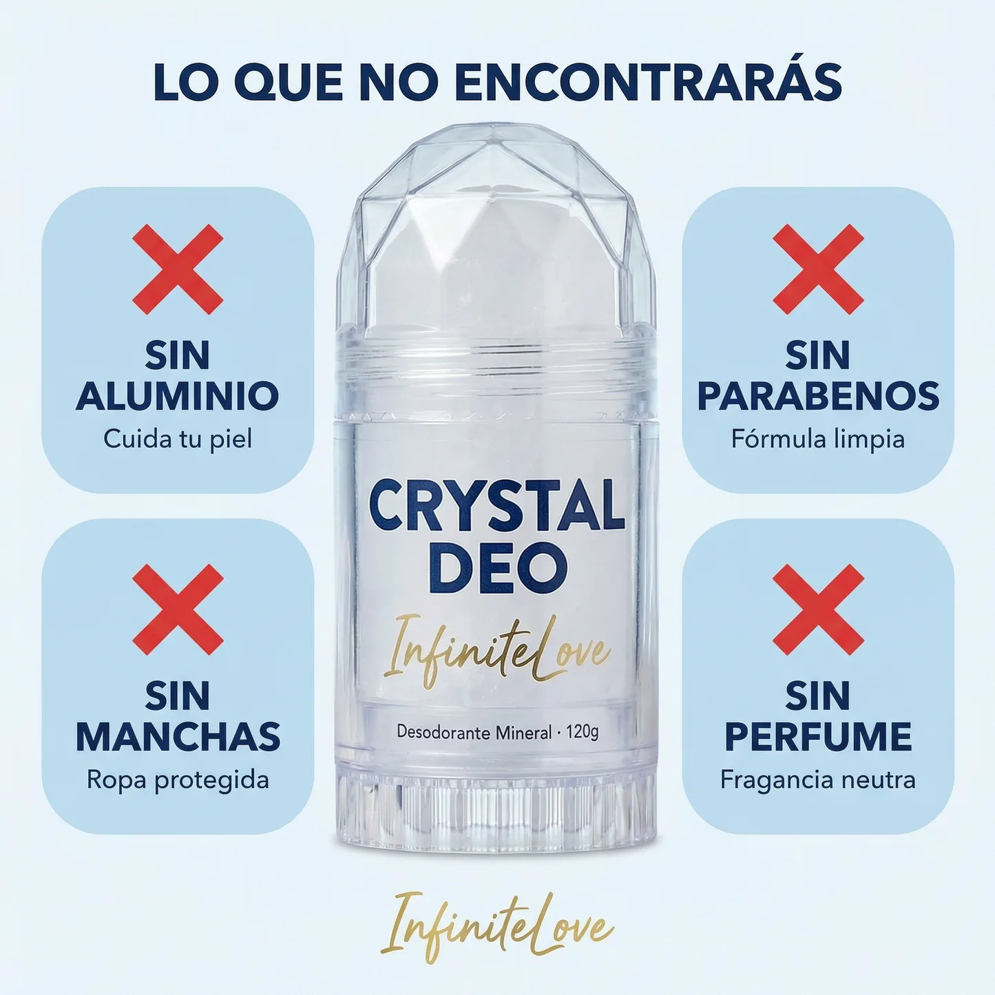 Desodorante Crystal Natural 24H – Protección Sin Químicos