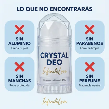 Desodorante Crystal Natural 24H – Protección Sin Químicos