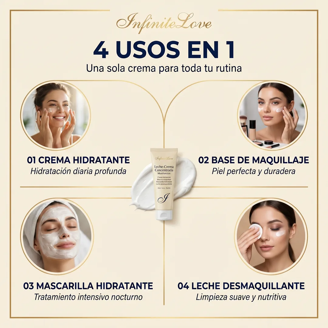 Crema Hidratante Multifunción – Efecto Glow + Primer + Nutrición Profunda