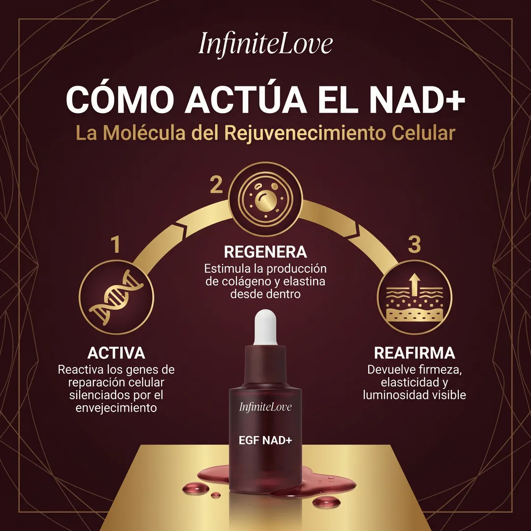 Sérum Reafirmante NAD+ – Efecto Lifting, Luminosidad y Piel Más Firme