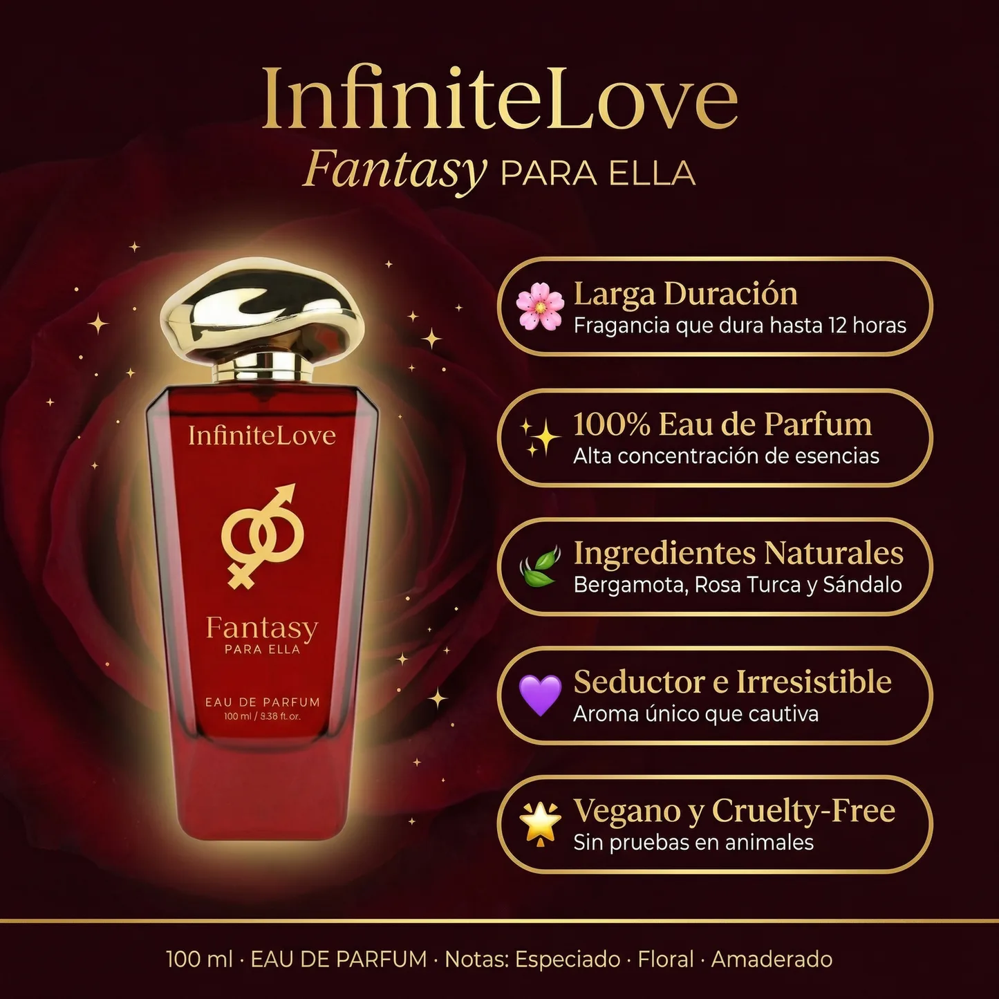 Perfume Fantasy Femme™ – Fragancia Intensa y Seductora para Mujer