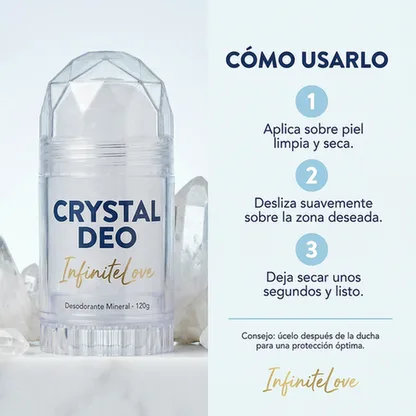 Desodorante Crystal Natural 24H – Protección Sin Químicos