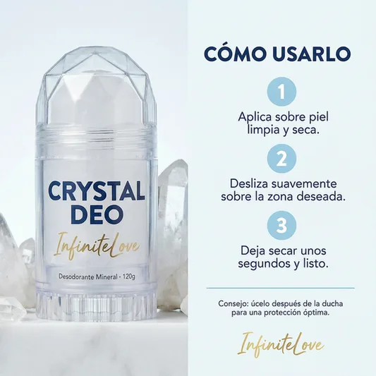 Desodorante Crystal Natural 24H – Protección Sin Químicos