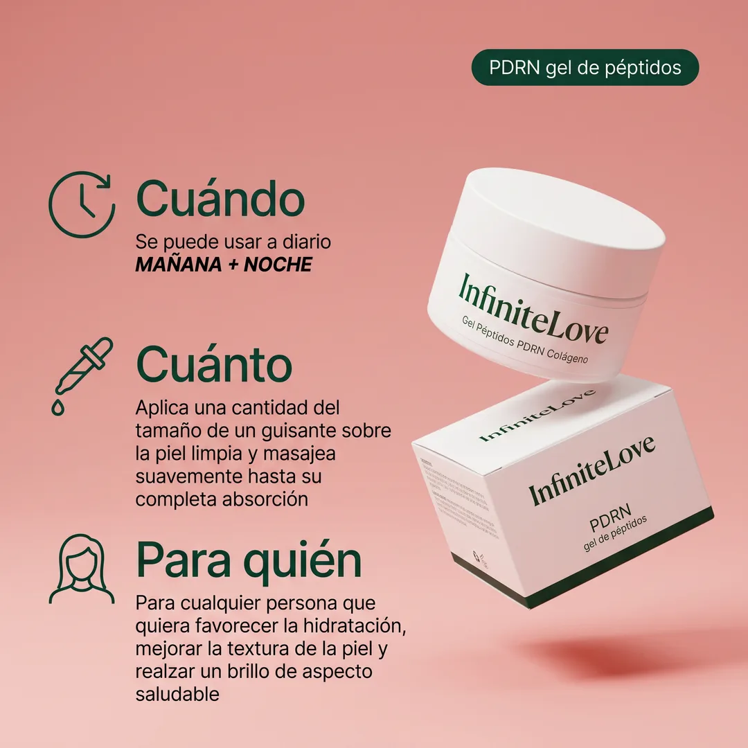 Gel Facial Reafirmante con Péptidos y PDRN – Hidratación Profunda y Efecto Glow