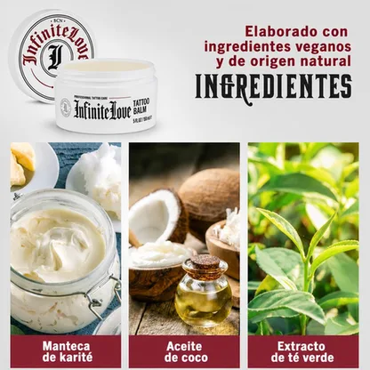Bálsamo para Tatuajes Profesional — Vegano y Sin Petrolatos 150ml