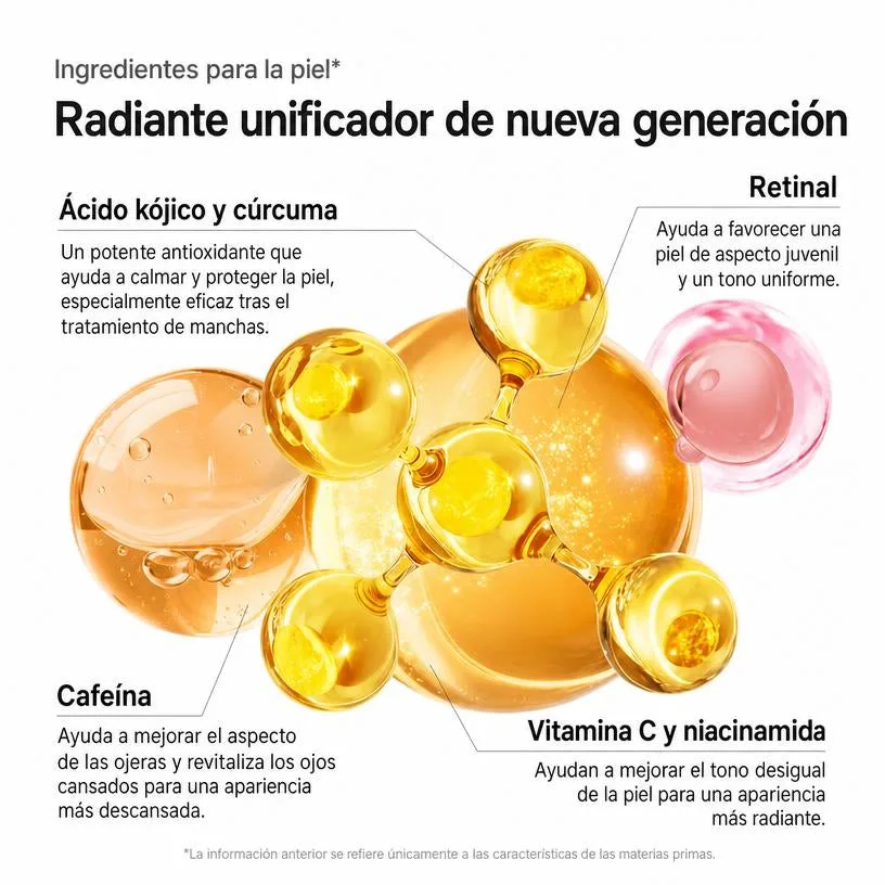 Mascarilla Ojos Vita Jelly Ácido Kójico Cúrcuma Iluminadora Anti-Ojeras Hidrogel K-Beauty 6 Pares