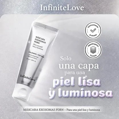 Mascarilla PDRN Exosome Glaze Peel-Off Colágeno Péptidos Efecto Glass Skin K-Beauty 50ml