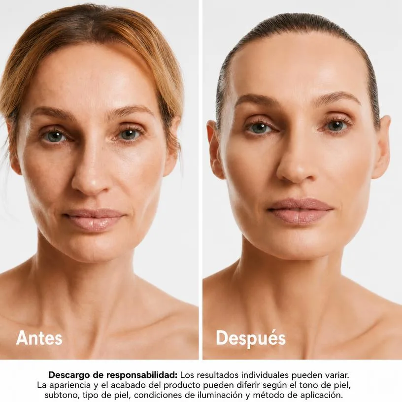 Base Maquillaje Adaptativa Cambia de Color SPF15 Cobertura Natural 16h 30ml