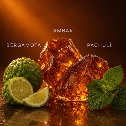 Ingredientes Bergamota Ámbar Pachulí