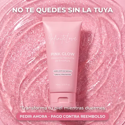 Pink Glow - Mascarilla Nocturna de Envoltura con PDRN y Cafeína 75ml