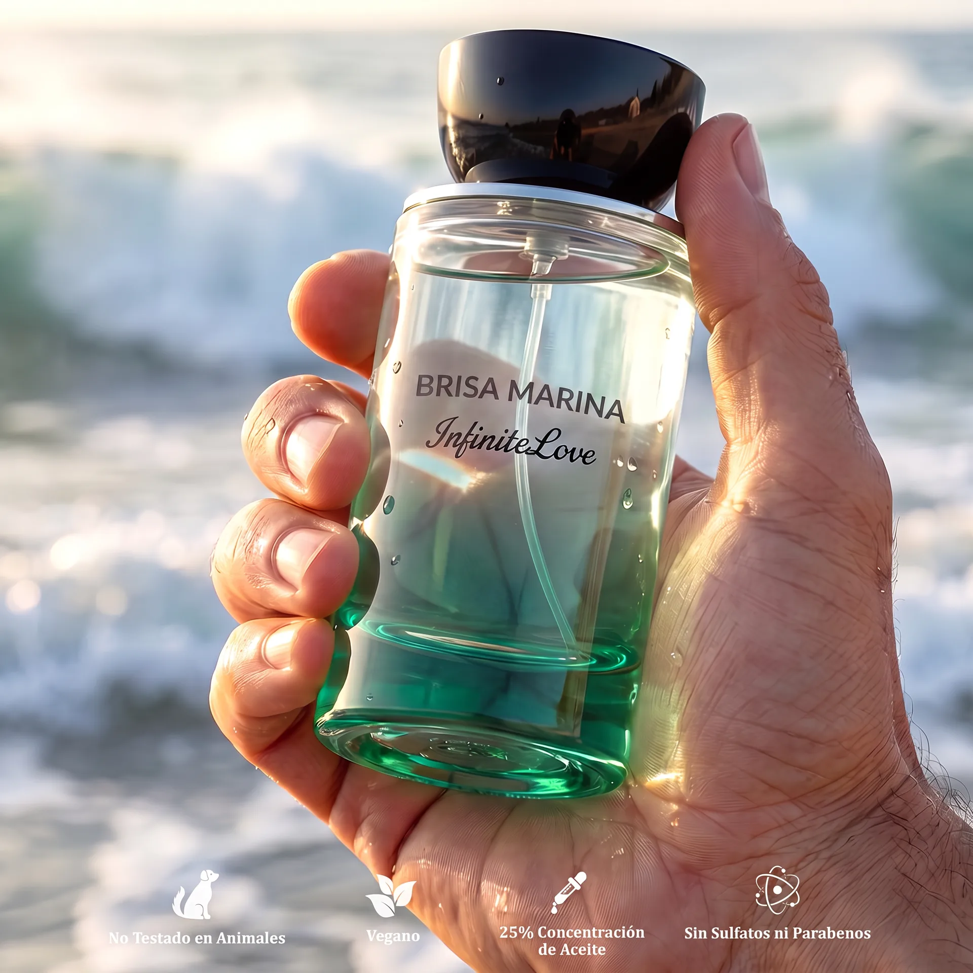 Brisa Marina InfiniteLove - Mano en playa