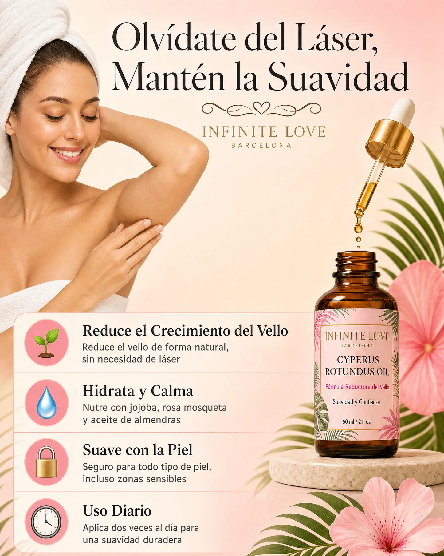 InfiniteOil - Aceite Reductor del Vello