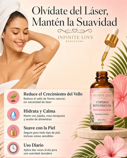InfiniteSmooth — Aceite Reductor de Vello