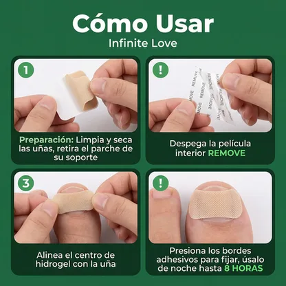 Parches Renovadores para Uñas – Tratamiento Nocturno 8h