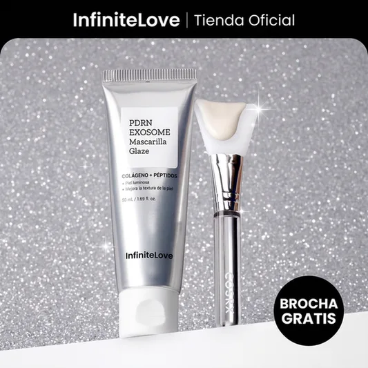 Mascarilla PDRN Exosome Glaze Peel-Off Colágeno Péptidos Efecto Glass Skin K-Beauty 50ml