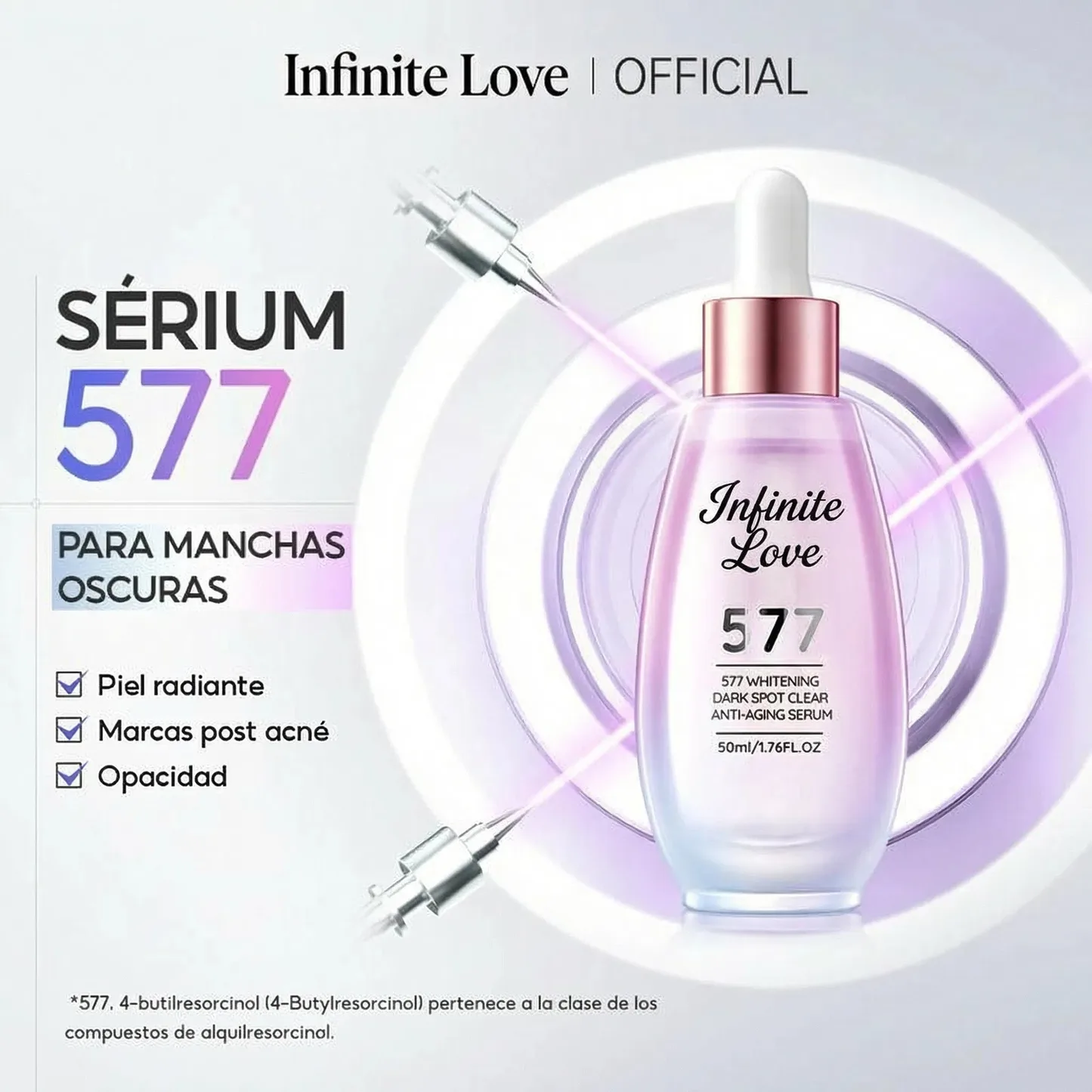 Sérum Despigmentante 577 para Manchas y Marcas de Acné