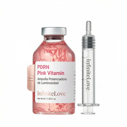 Ampolla Rejuvenecedora Pink Glow – Efecto Piel Lisa y Luminosa