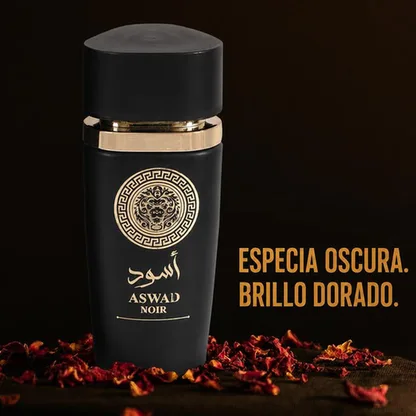 Aswad Noir Eau de Parfum Oriental Amaderado Especiado Ambar Vainilla Hombre 100ml