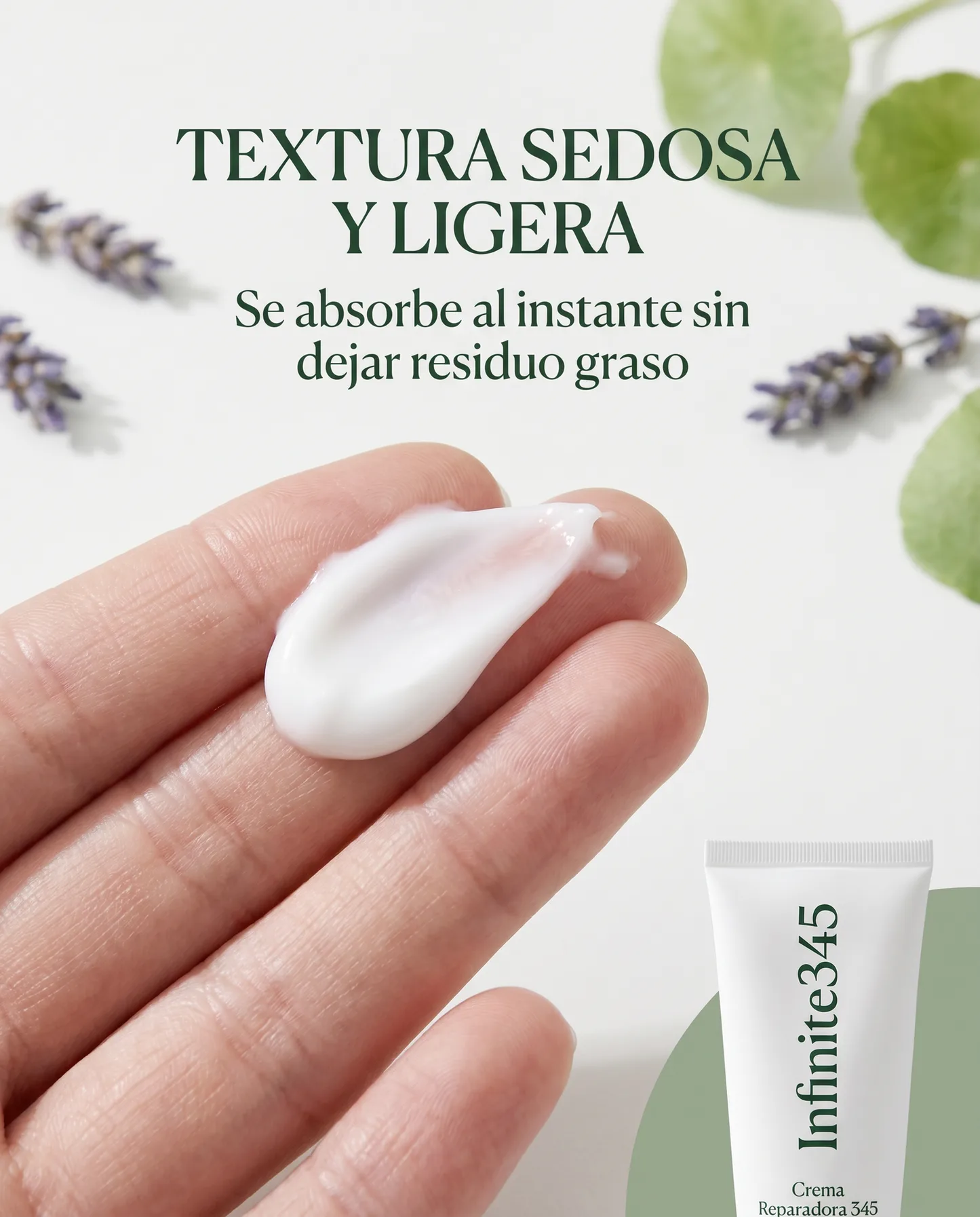 Infinite345 - Crema Reparadora Coreana Vegana