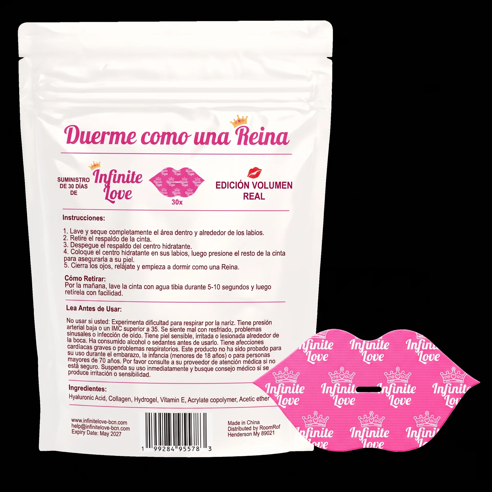 Instrucciones y Ingredientes InfiniteLove