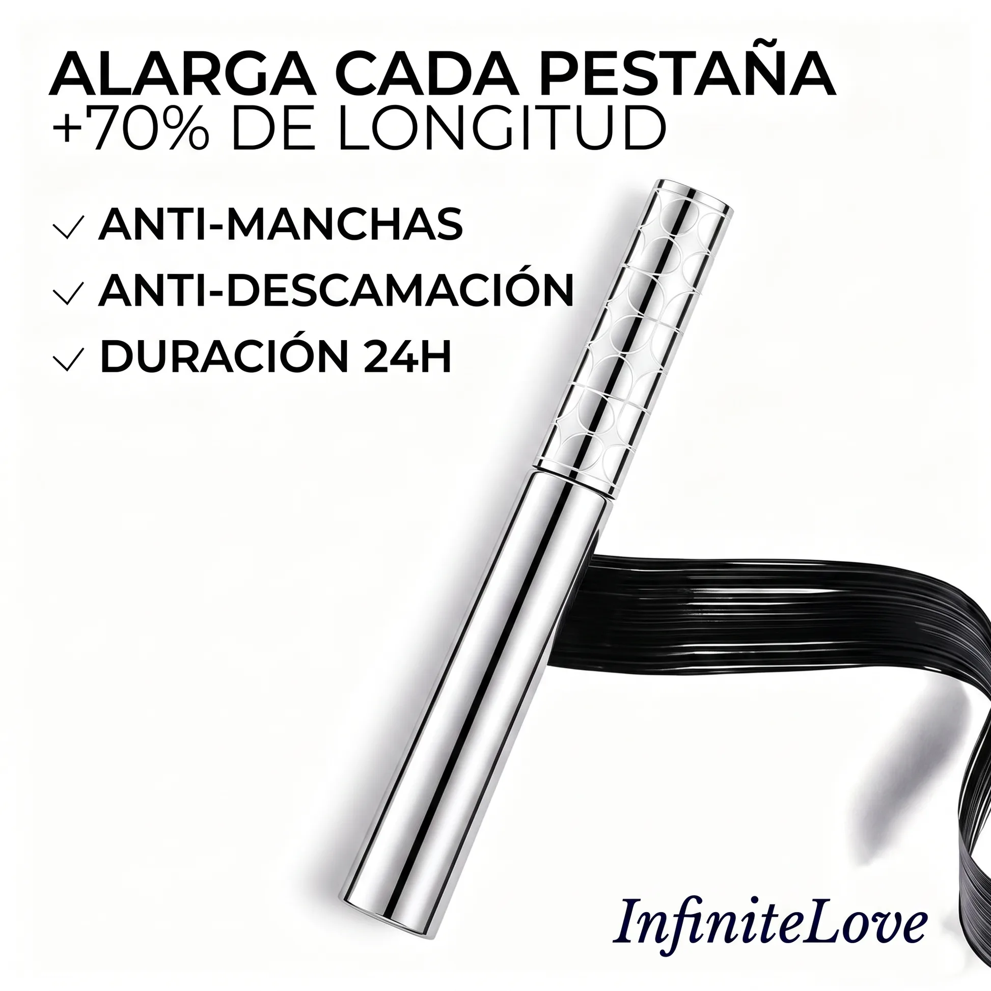 Máscara de pestañas InfiniteLash en color negro