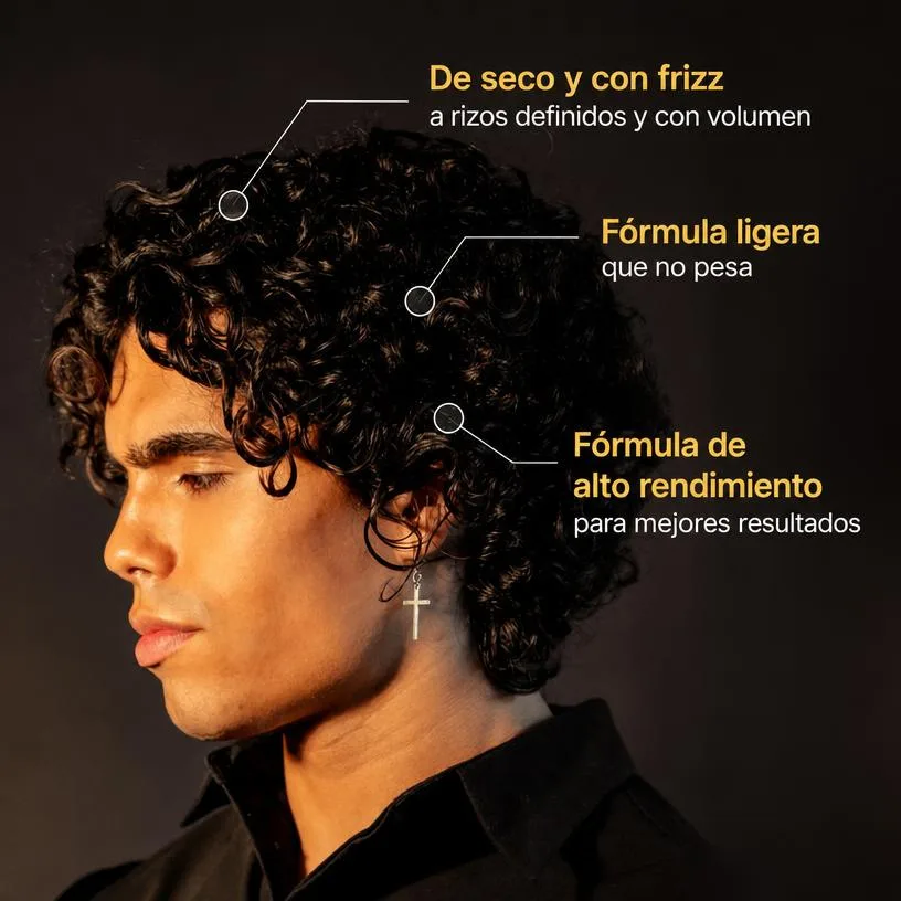 Acondicionador Sin Aclarado Hidratación y Definición Rizos Sin Siliconas 275ml
