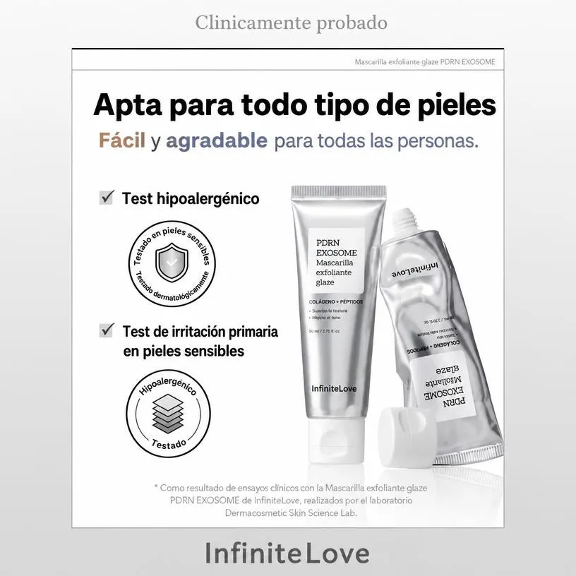 Mascarilla PDRN Exosome Glaze Peel-Off Colágeno Péptidos Efecto Glass Skin K-Beauty 50ml
