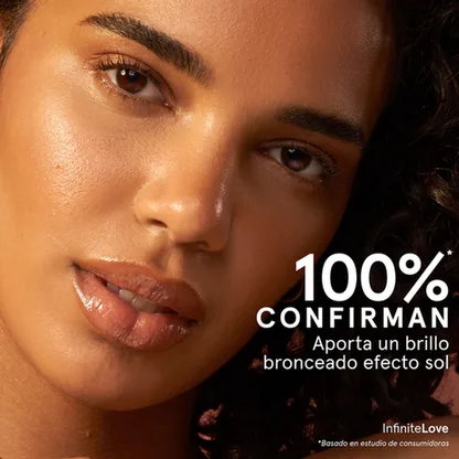 Efecto glow bronceado