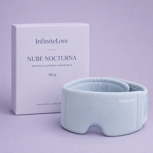 InfiniteLove Nube Nocturna — Antifaz Lastrado Reversible 180 g
