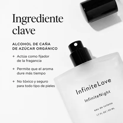 InfiniteNight — Perfume Unisex de Cardamomo, Cuero y Sándalo Ahumado 50 ml