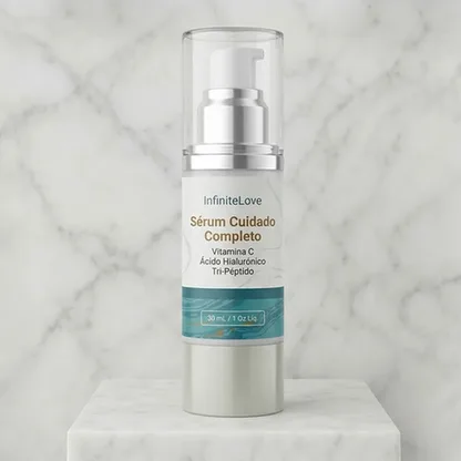 Suero Facial 4 en 1 con Vitamina C y Péptidos para Arrugas, Flacidez y Manchas