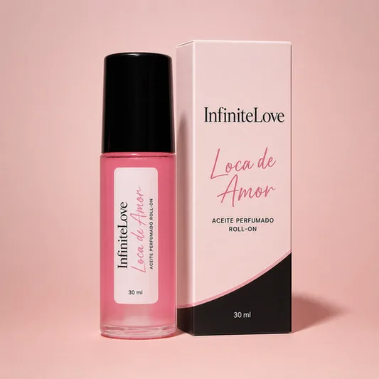 InfiniteLove Loca de Amor — Aceite Perfumado Roll-On Floral y Afrutado 30 ml