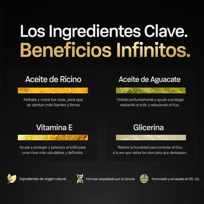 Acondicionador Sin Aclarado Hidratación y Definición Rizos Sin Siliconas 275ml