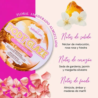 Body Glaze Manteca Corporal Hidratante Orgánica Anti-Edad Brillo Donut Glaseado Piel 227g