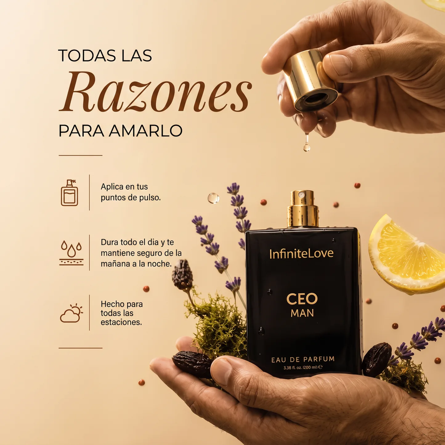 CEO MAN Eau de Parfum - Perfume de Lujo Masculino 100ml