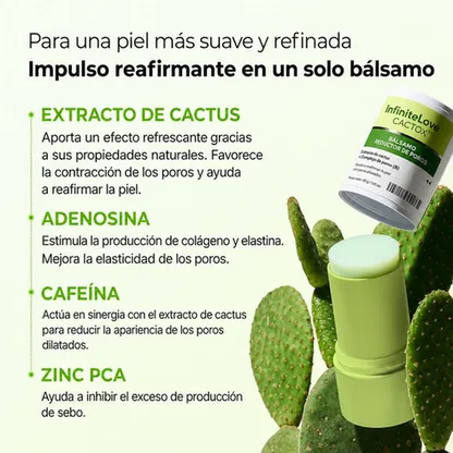 Multi Bálsamo para Poros Cactox — Stick Facial Efecto Frío 25 g