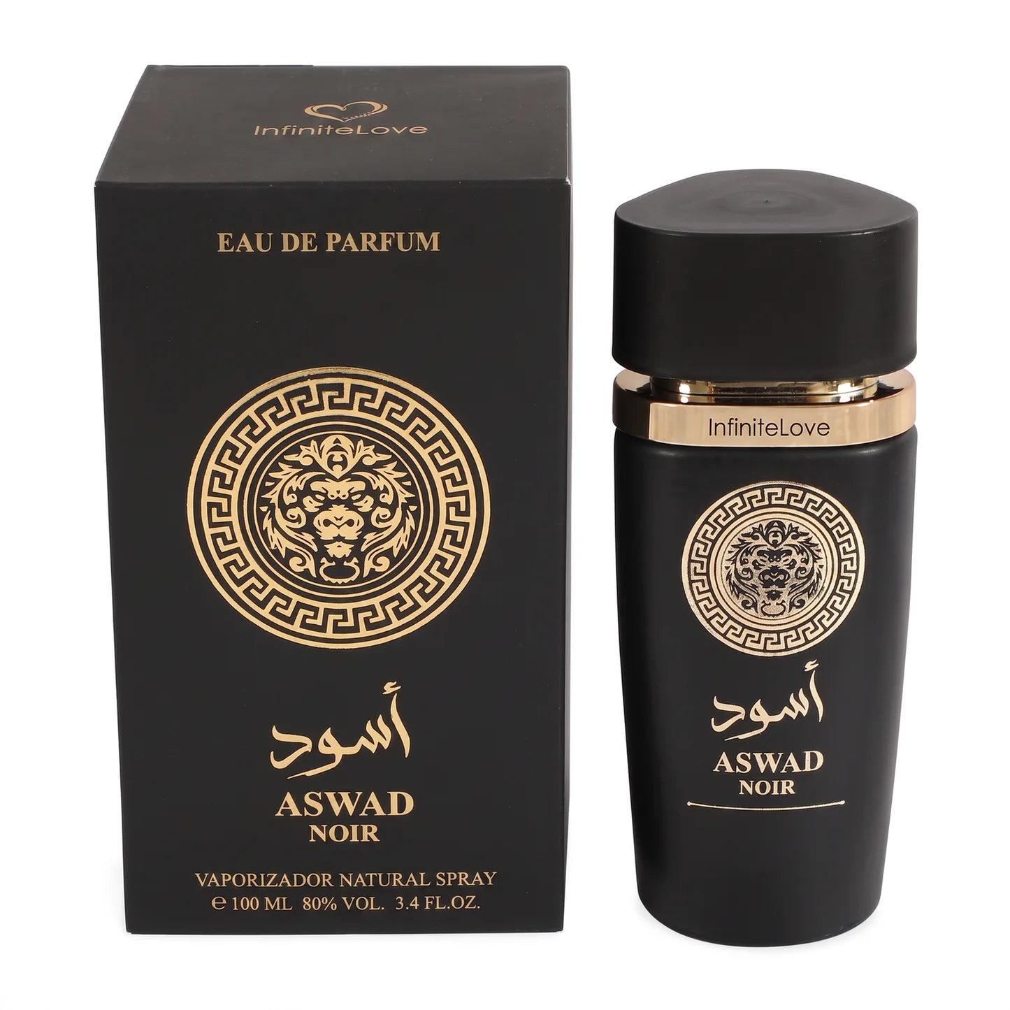 Aswad Noir Eau de Parfum Oriental Amaderado Especiado Ambar Vainilla Hombre 100ml