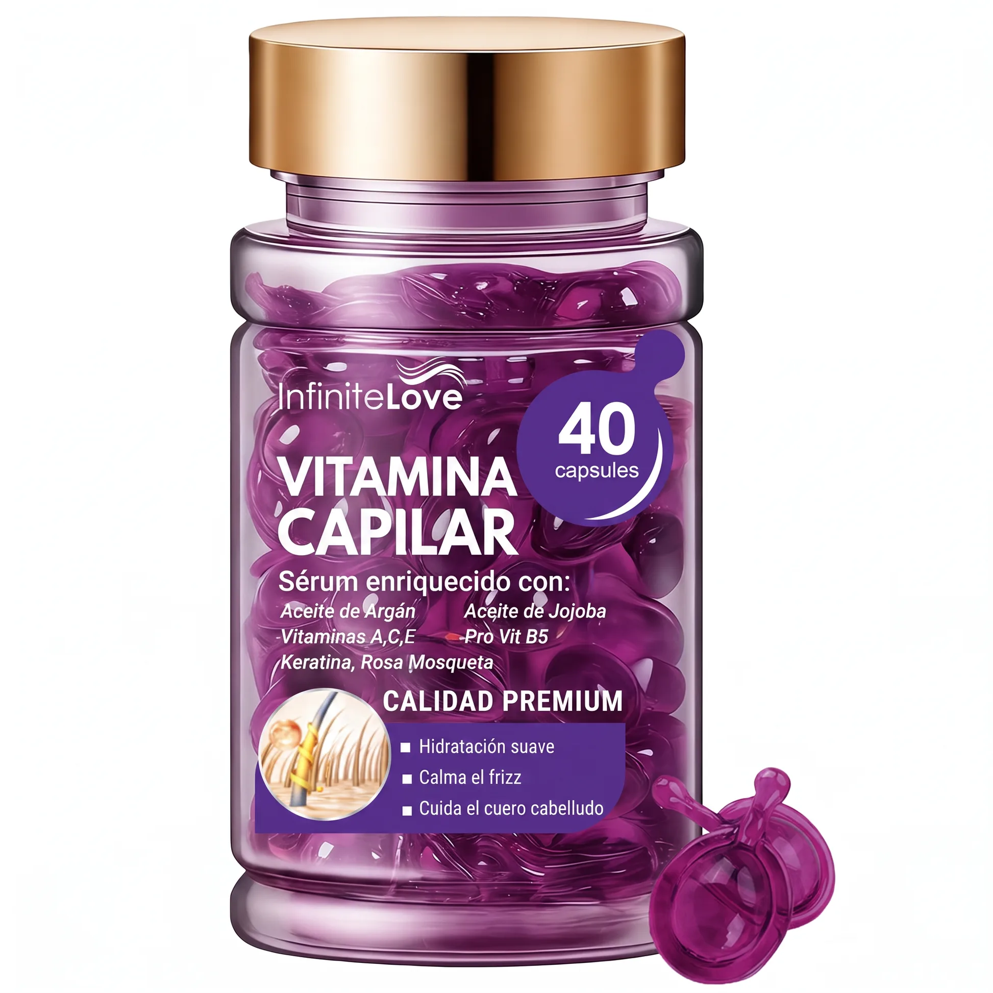 Cápsulas Vitamínicas Capilares InfiniteLove - Hero