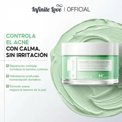 Mascarilla Calmante de Arcilla con Artemisa – Purifica y Equilibra la Piel