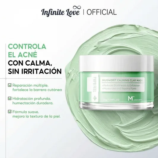 Mascarilla Calmante de Arcilla con Artemisa – Purifica y Equilibra la Piel