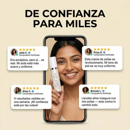 Crema Aclarante para Axilas Hidratación Profunda y Corrección de Manchas Oscuras