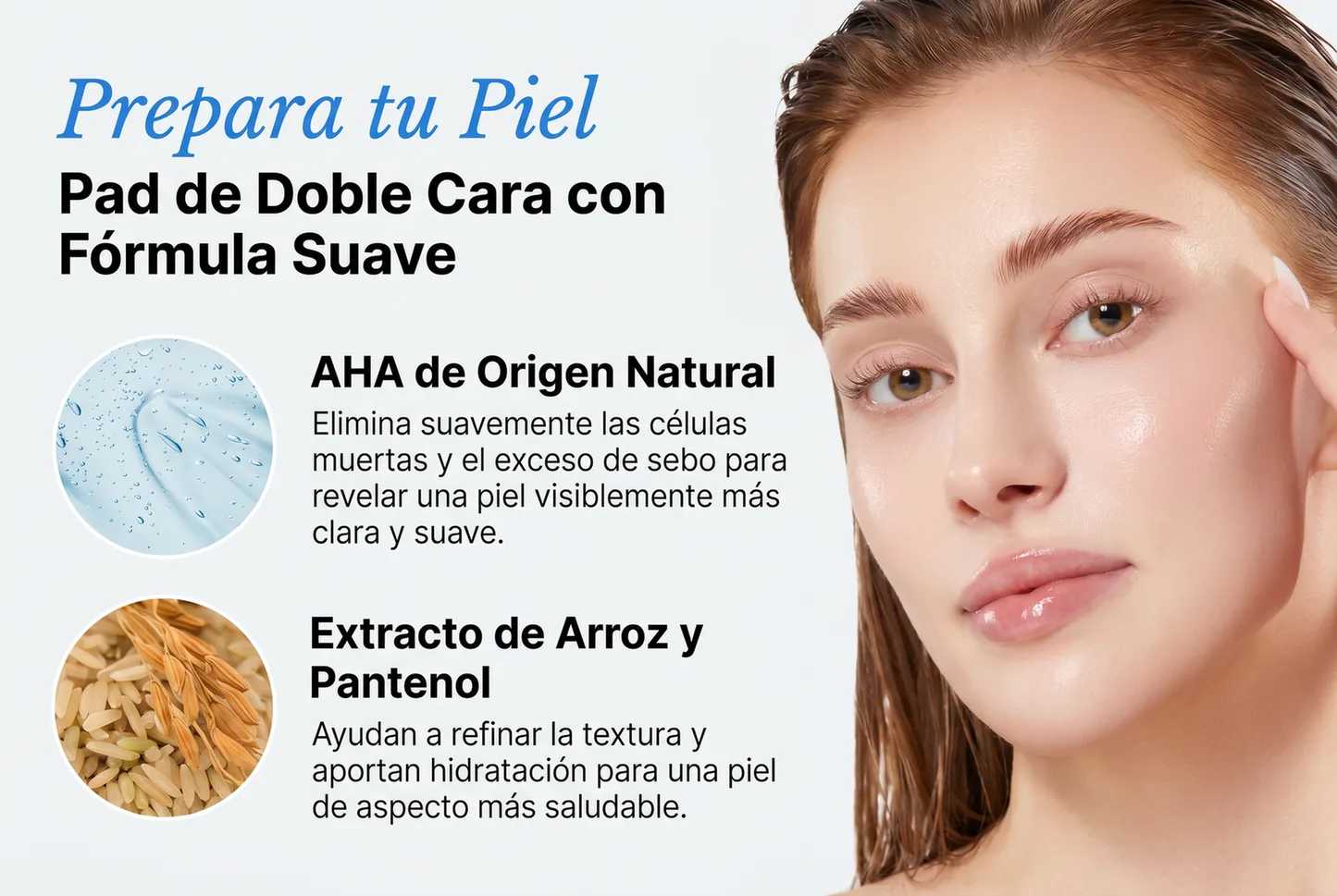 InfiniteGlow - Pads Exfoliantes Corporales (8 Unidades)