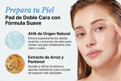 InfiniteGlow - Pads Exfoliantes Corporales (8 Unidades)