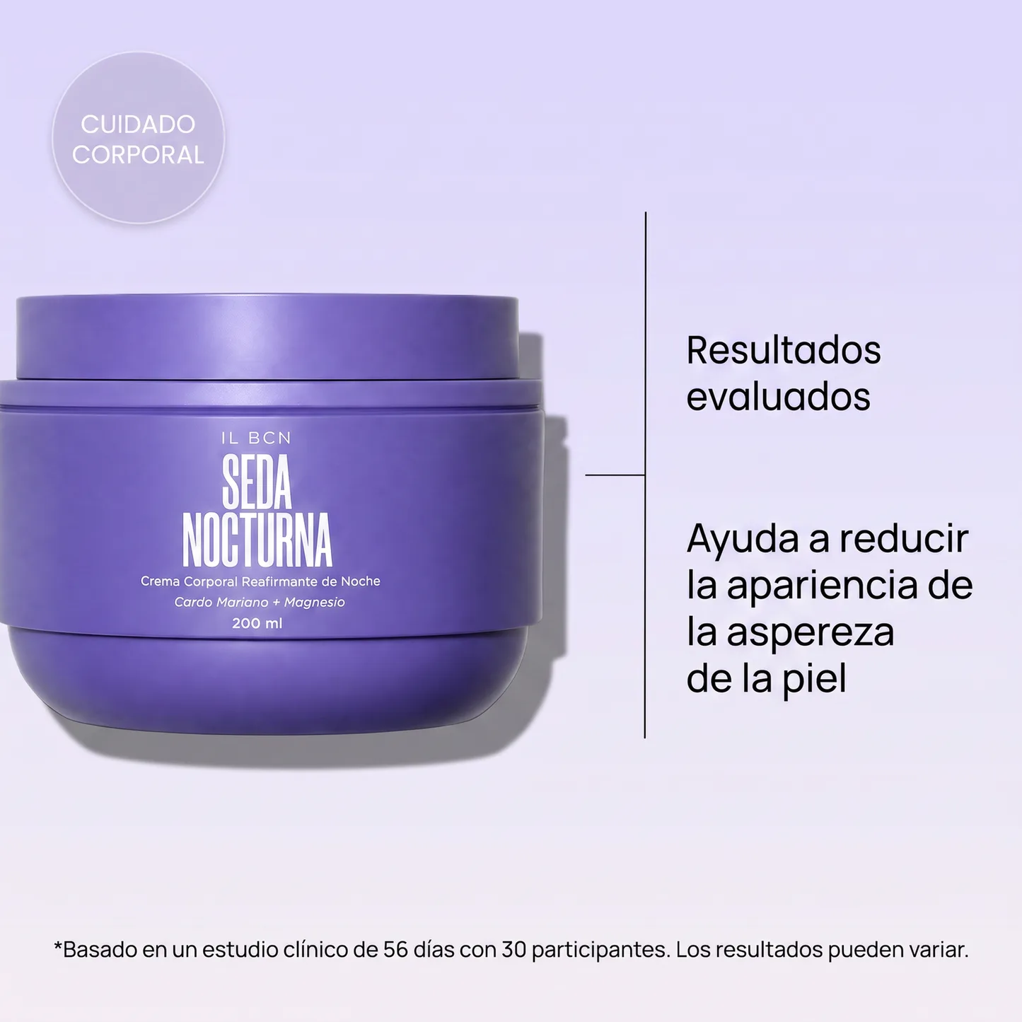 Seda Nocturna — Crema Corporal Reafirmante de Noche · 200 ml