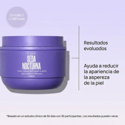 Seda Nocturna — Crema Corporal Reafirmante de Noche · 200 ml